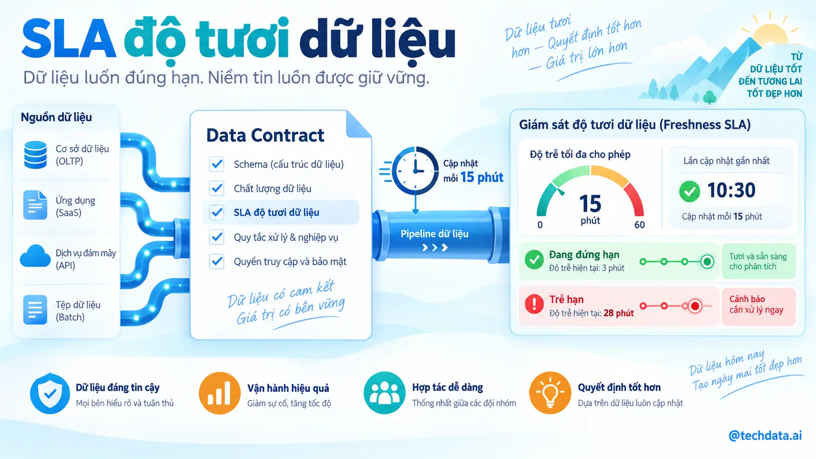 SLA độ tươi dữ liệu