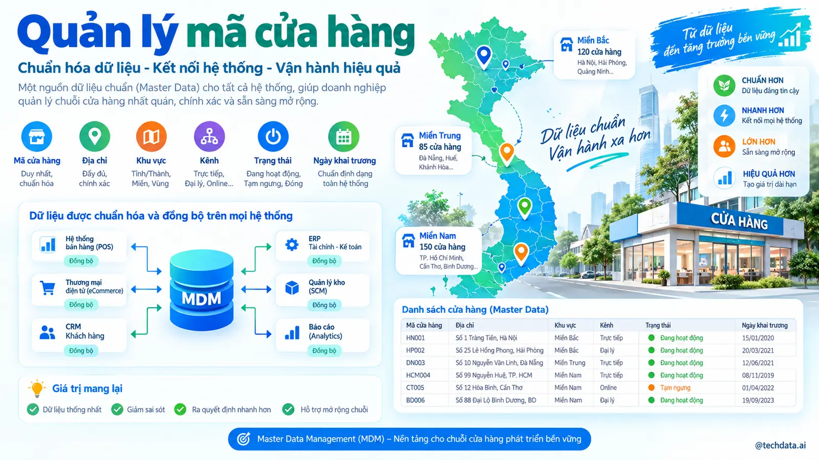 Quản lý mã cửa hàng