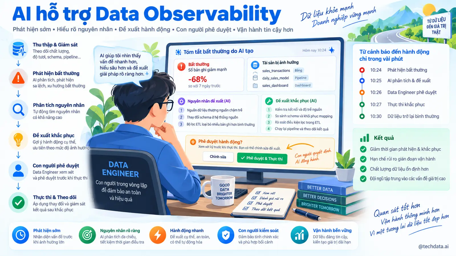 AI hỗ trợ Data Observability