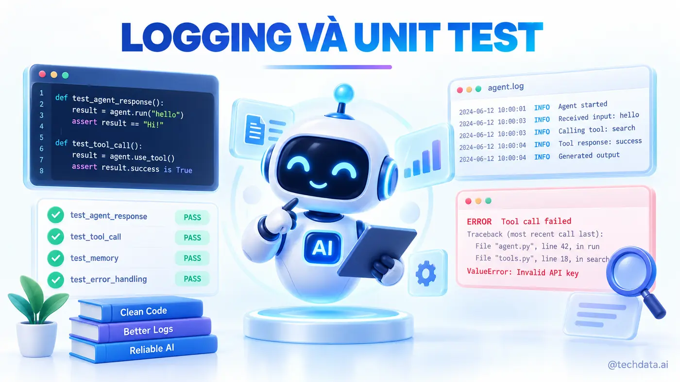 Logging và Unit Test cho AI Agent