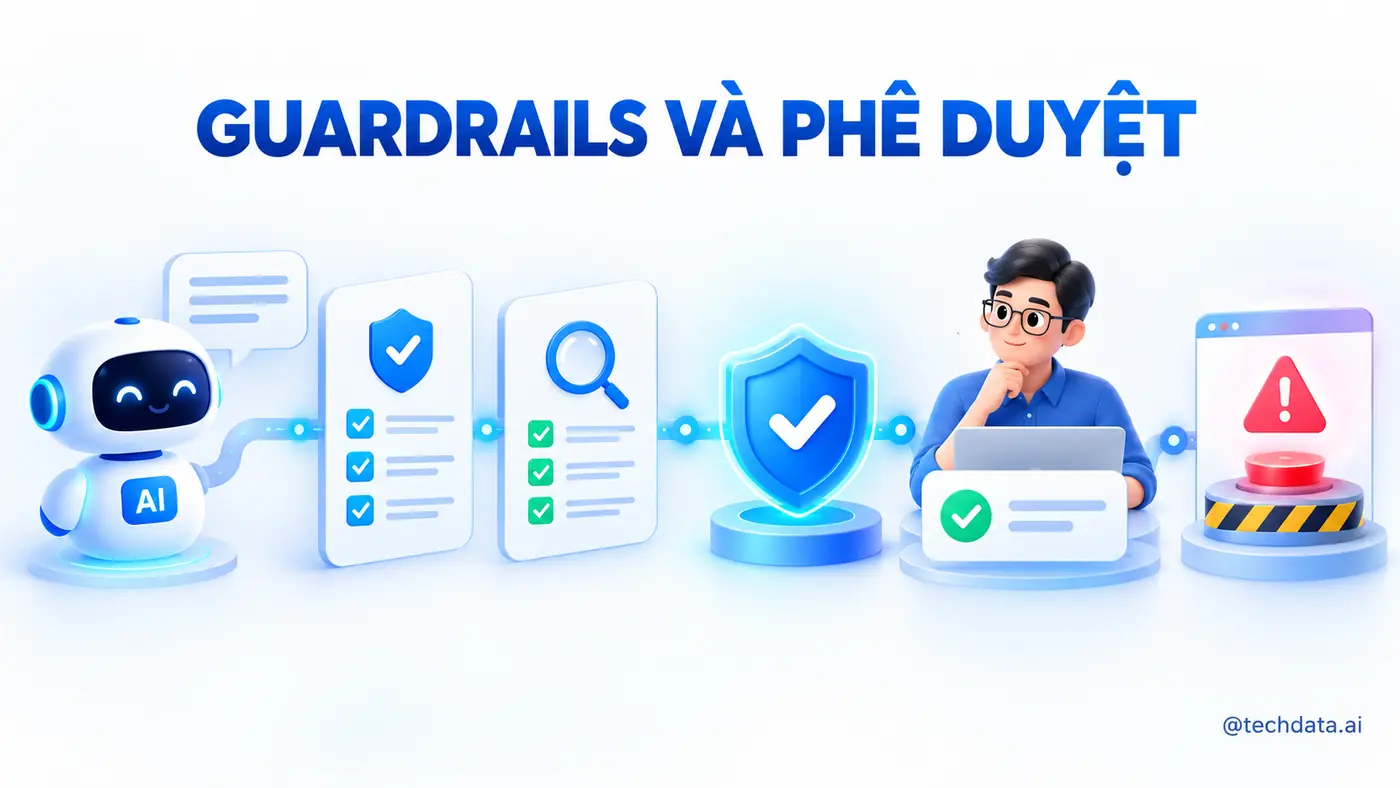 Guardrails và phê duyệt con người cho AI Agent