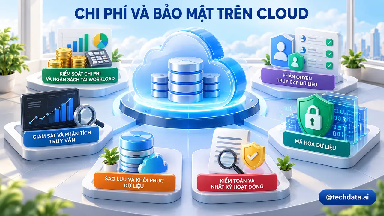 Chi phí và bảo mật trên Cloud Data Warehouse