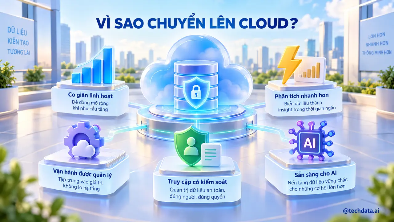 Lợi ích của Cloud Data Warehouse