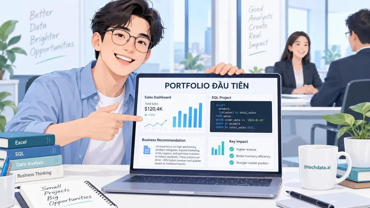 Portfolio Data Analyst đầu tiên dành cho người mới