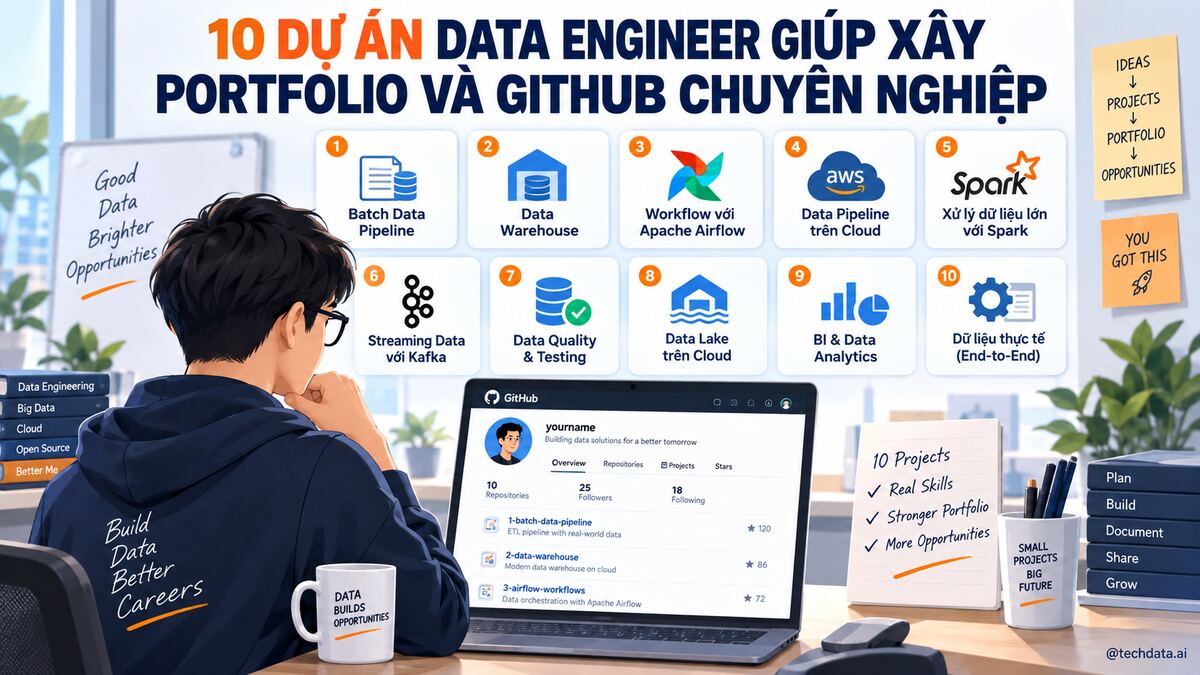 de-08-du-an-portfolio-featured 10 dự án Data Engineer giúp xây Portfolio và GitHub chuyên nghiệp