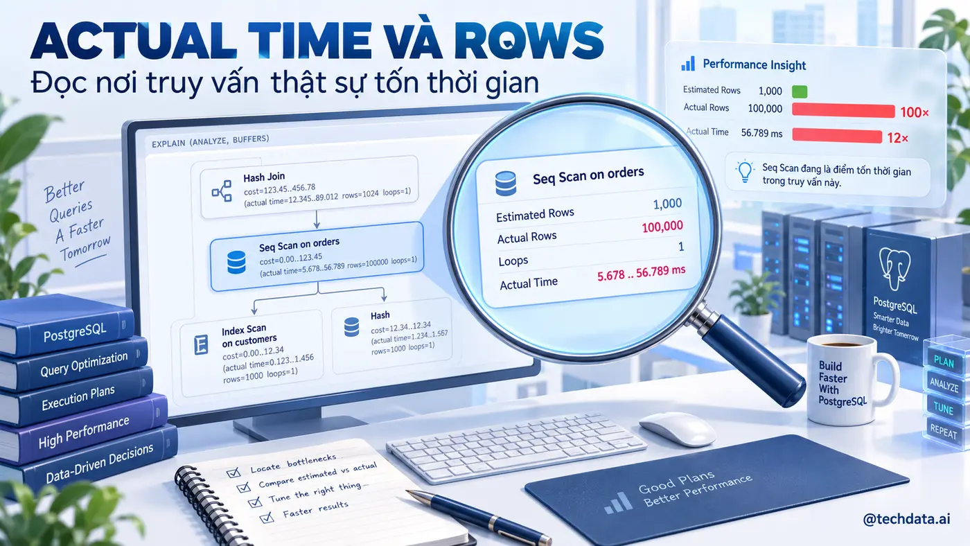 Actual time và rows trong EXPLAIN ANALYZE