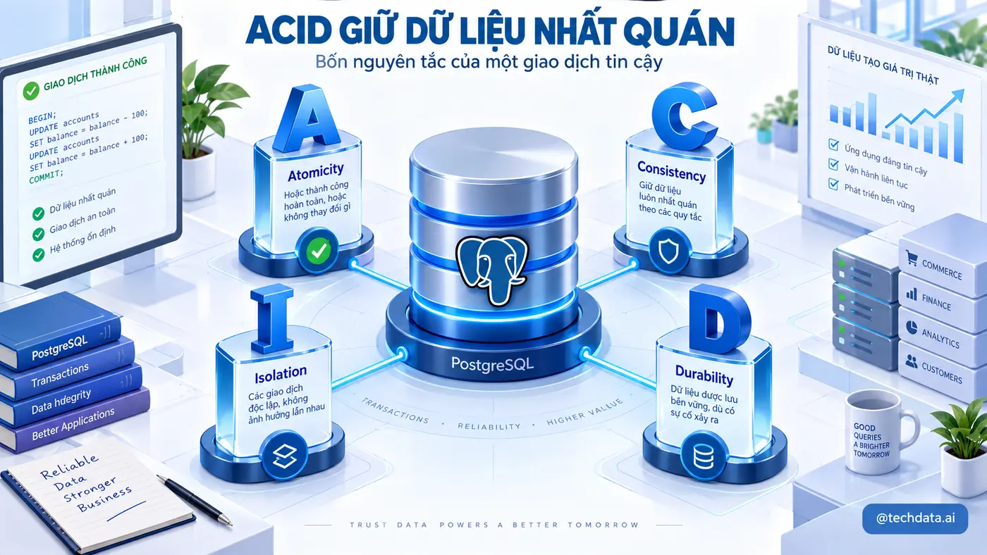 Bốn nguyên tắc ACID trong PostgreSQL