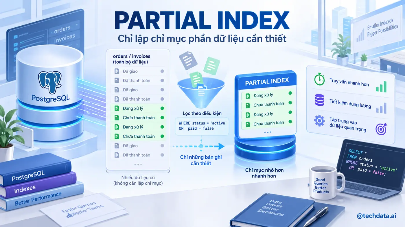 Partial index trong PostgreSQL
