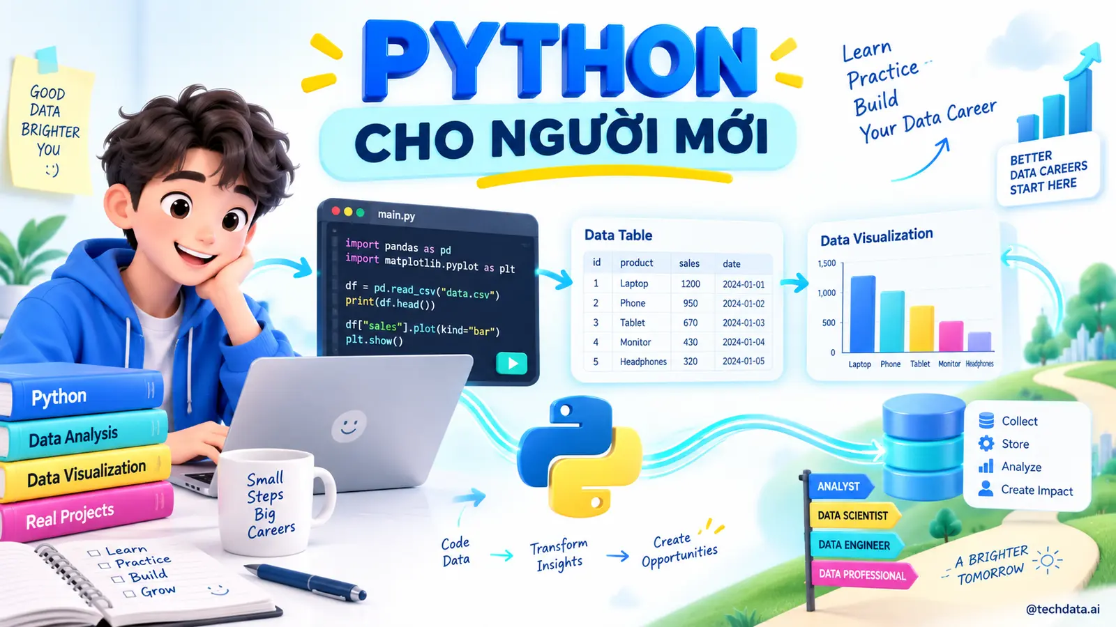 Giáo trình Python cho người mới bước vào lĩnh vực Data