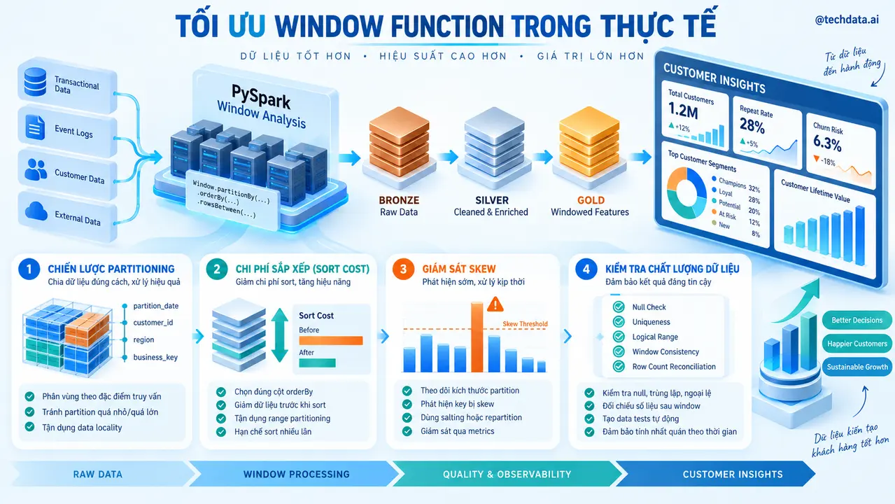 Tối ưu Window Function trong môi trường thực tế