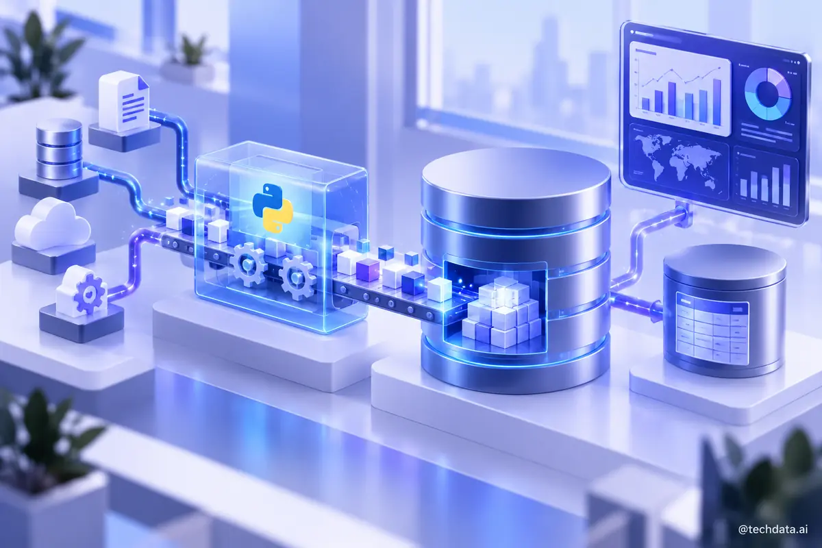 Python tải dữ liệu vào kho phân tích